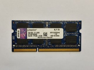 Kingston KVR1333D3S9/4G 4GB DDR3 RAM 1333MHz