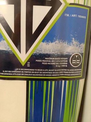 Tabla de surf Scott Burke Sushi 1.7m