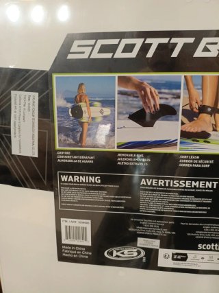 Tabla de surf Scott Burke Sushi 1.7m
