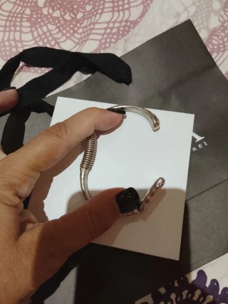 Pulsera Uno de 50 Plata y Rosa