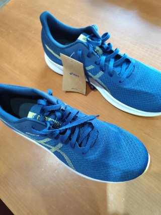 Zapatillas Asics Hombre Azul y Amarillo