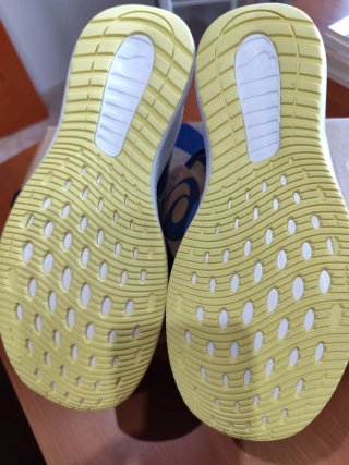 Zapatillas Asics Hombre Azul y Amarillo