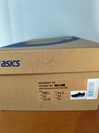 Zapatillas Asics Hombre Azul y Amarillo