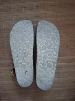 Sandalias de piel marrones talla 40