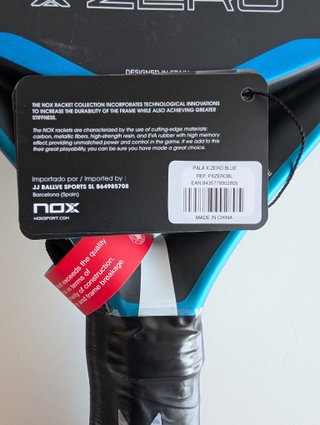 Pala Nox X-Zero Serie Advance Azul