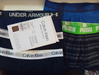 5 M Calzoncillos Calvin Klein ,Puma y under armour