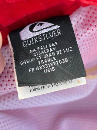 Bañador Quiksilver Rojo