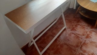 Aparador/Consola recibidor madera y metal