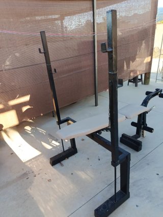 Banco de gimnasio multifuncional