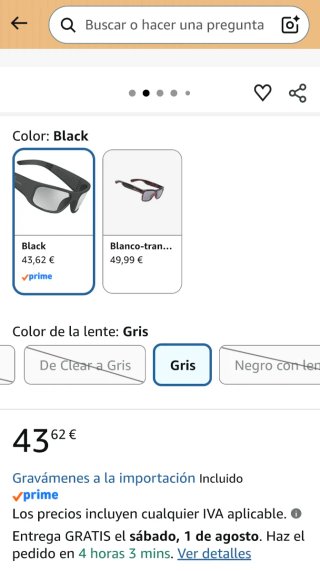 Gafas Inteligentes OhO: Bluetooth, Audio Integrado