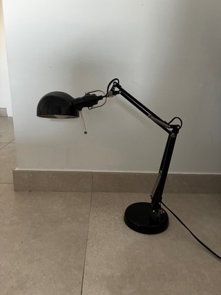 Lámpara Escritorio Ikea FORSA Negra