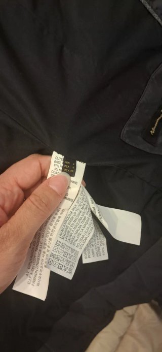 Chaqueta acolchada negra