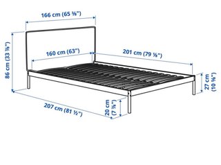 Estructura Cama KLEPPSTAD 160x200 Ikea
