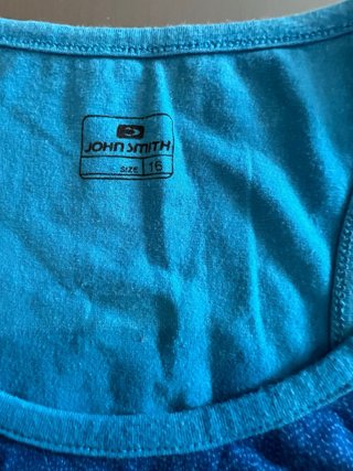 Camiseta John Smith niña 16 años degradado azul