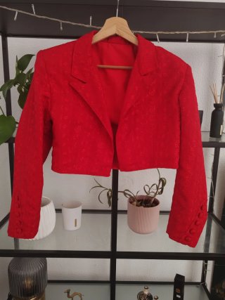 Traje de flamenca Rocio Trastallino rojo