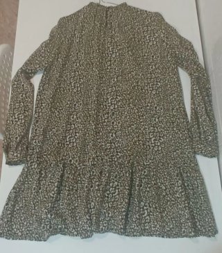 Minivestido invierno estampado animal