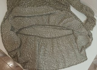 Minivestido invierno estampado animal