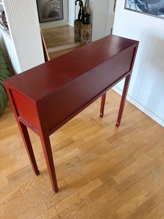 Mueble Chino Rojo Madera