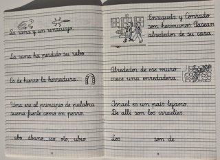 Dos cuadernillos antiguos de ORTOGRAFÍA