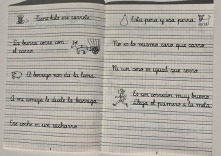 Dos cuadernillos antiguos de ORTOGRAFÍA