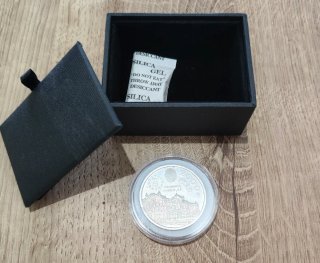 Moneda Plata Carlos I Rey de España 1995