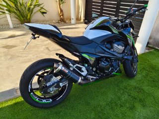 Kawasaki Z800e 2016 Naked Negra/Verde