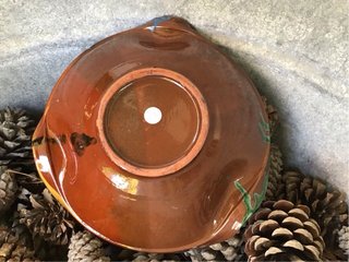 Cuenco de cerámica arte vintage