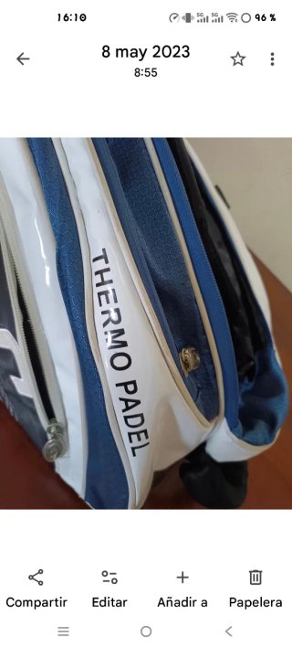 Raqueta de pádel VIBOR-A y bolsa Visión .
