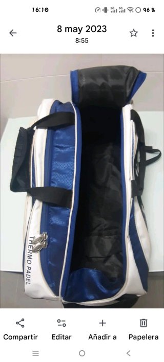 Raqueta de pádel VIBOR-A y bolsa Visión .