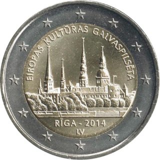 2 € Letonia 2014 Conmemorativa Riga
