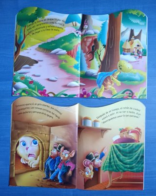 Lote 2 cuentos infantiles (fábulas clásicas)