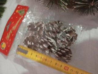 Lote Corona adviento y adornos navidad