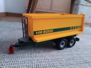 Tractor Rojo con Remolque Amarillo Playmobil