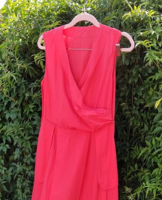 Vestido Purificación García color coral
