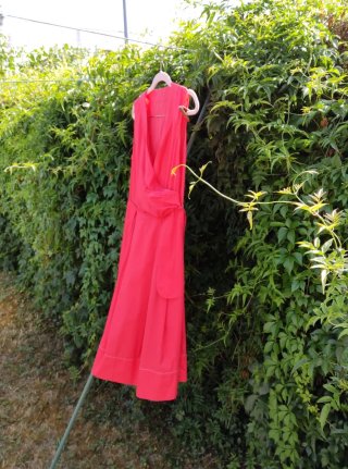 Vestido Purificación García color coral