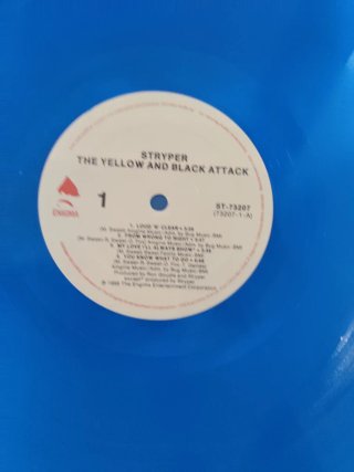 Vinilo Stryper The Yellow And Black Attack LP Azul