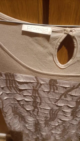 Vestido fiesta Promod gris
