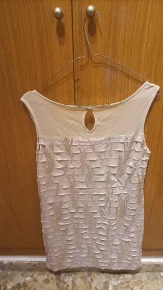 Vestido fiesta Promod gris
