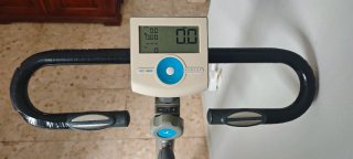 Bicicleta Estática Azul y Gris, Domyo VM480