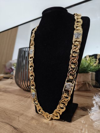Cadena Oro 18k versace 60cm 13mm