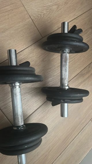 Mancuernas con soporte