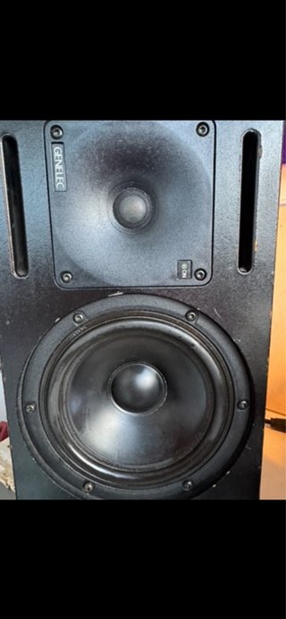 Pareja de Genelec 1030A Madera Autoamplificado