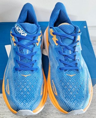 Zapatillas Hoka Clifton 9 Azul/Naranja