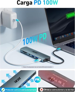 Acer Hub USB C 7 en 1 Docking Station