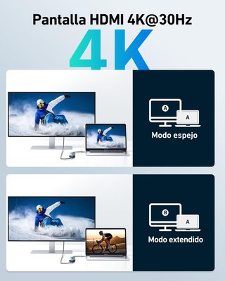 Acer Hub USB C 7 en 1 Docking Station