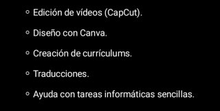 Ofrezco servicios