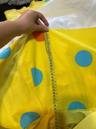 Traje Flamenca Amarillo Lunares