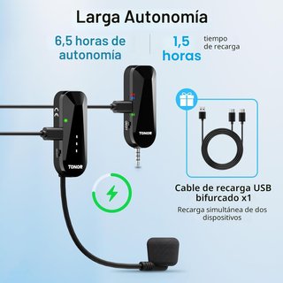 Micrófono Inalámbrico Diadema UHF TONOR