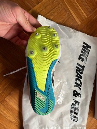 Zapatillas Nike Track & Field Verdes y Blancas