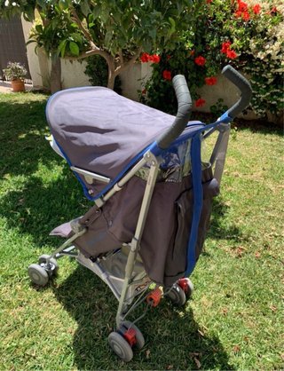 Silla paseo Maclaren Quest Sport.  Azul - gris